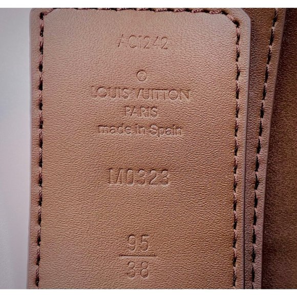 Louis Vuitton Initials Reversable Belt  M0323T CE LV 40 REC.MNG CH.95/38/2,85 - Picture 5 of 9